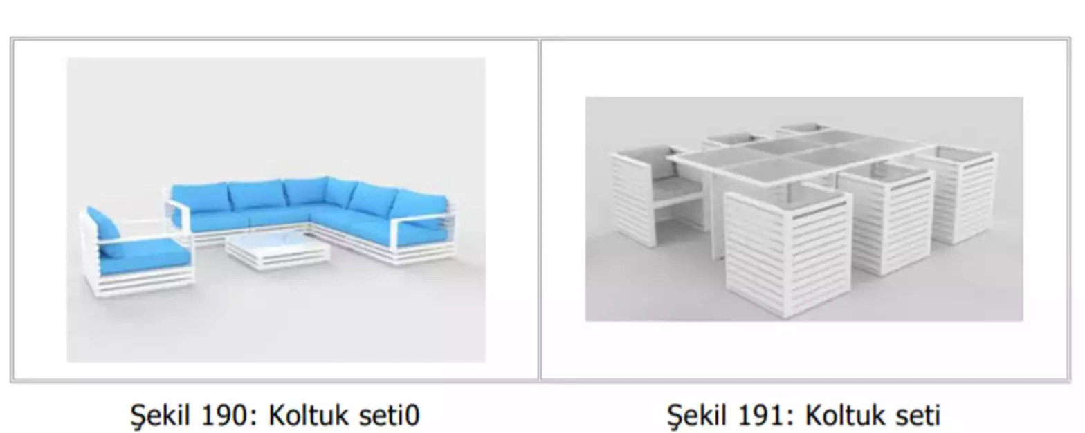 örnek mobilya set tasarım başvuruları-Patent Gaziantep